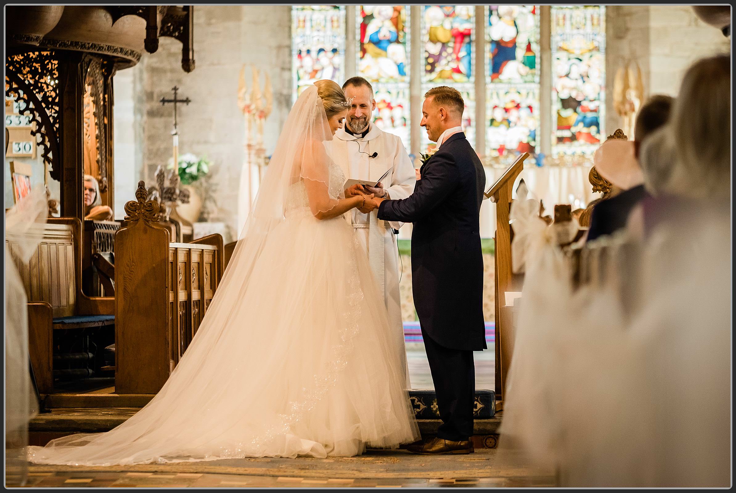 St Mary Magdalene church in Tanworth-in-Arden wedding