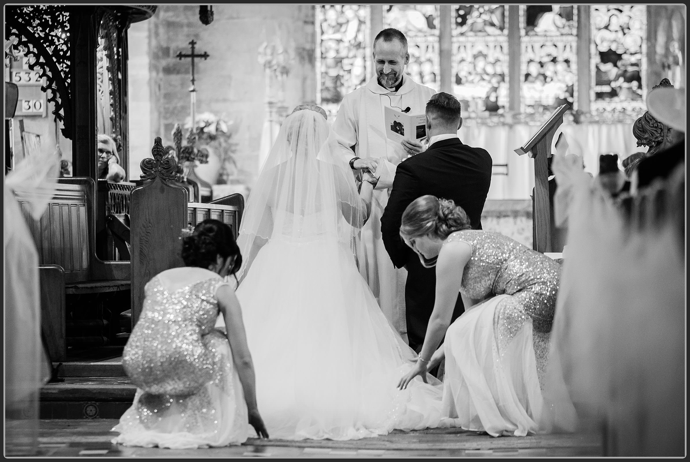 St Mary Magdalene church in Tanworth-in-Arden wedding