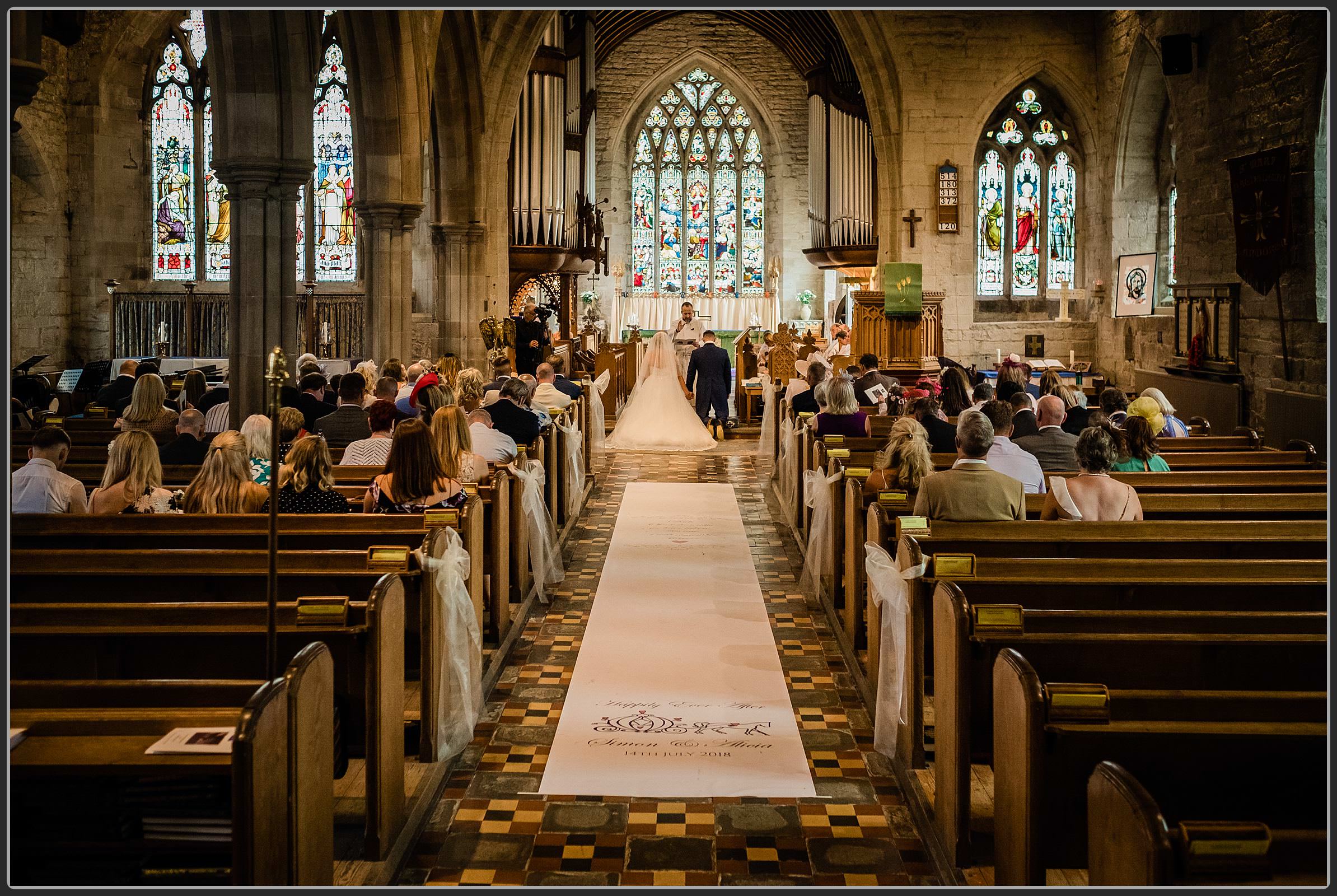 St Mary Magdalene church in Tanworth-in-Arden wedding