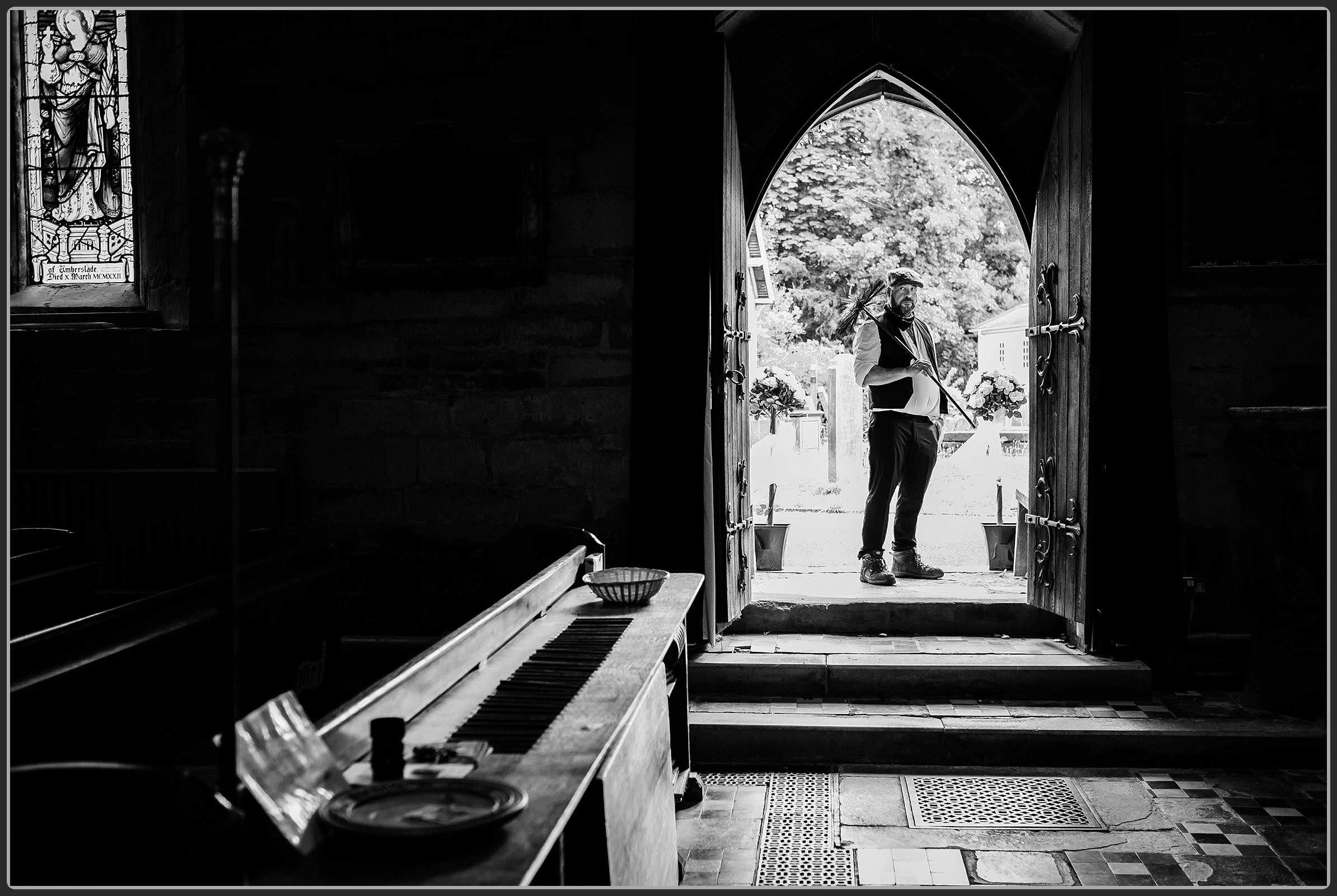 St Mary Magdalene church in Tanworth-in-Arden wedding