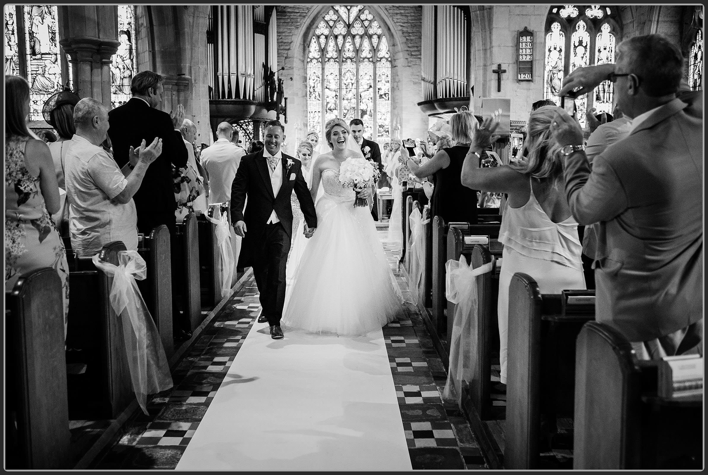 St Mary Magdalene church in Tanworth-in-Arden wedding