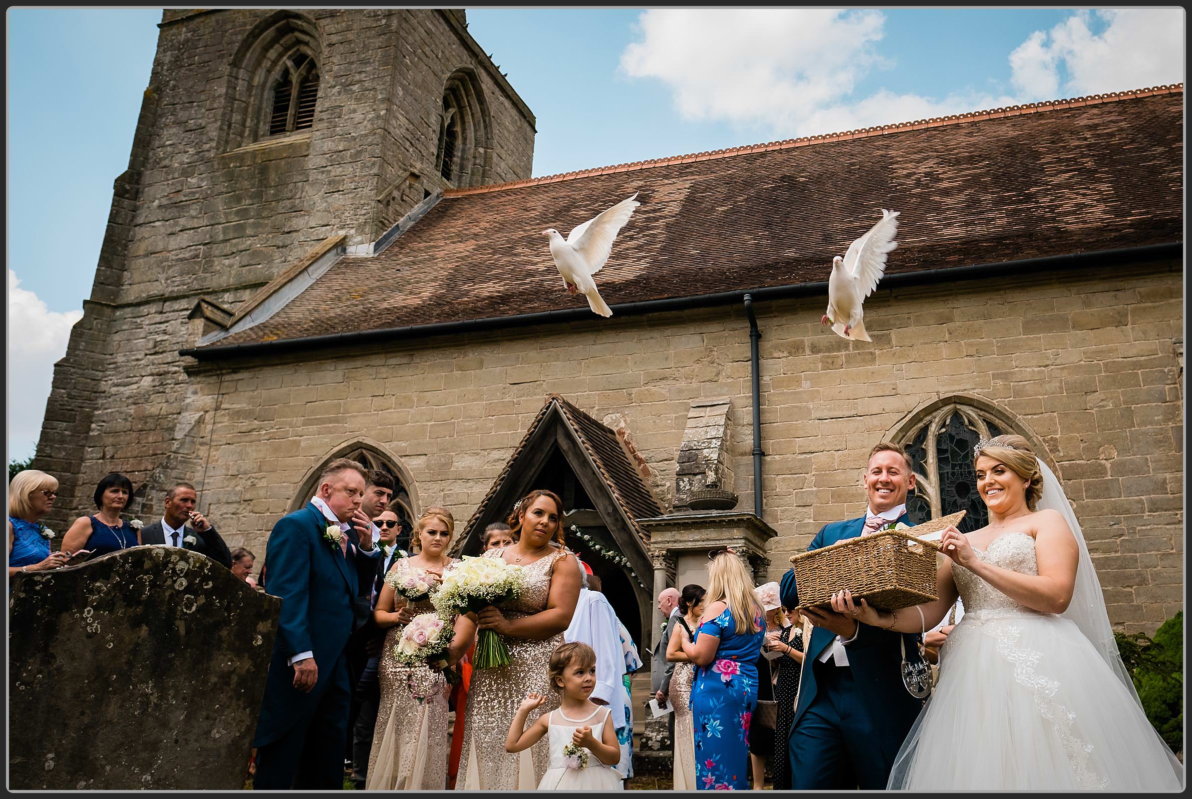 Dove release at weddings