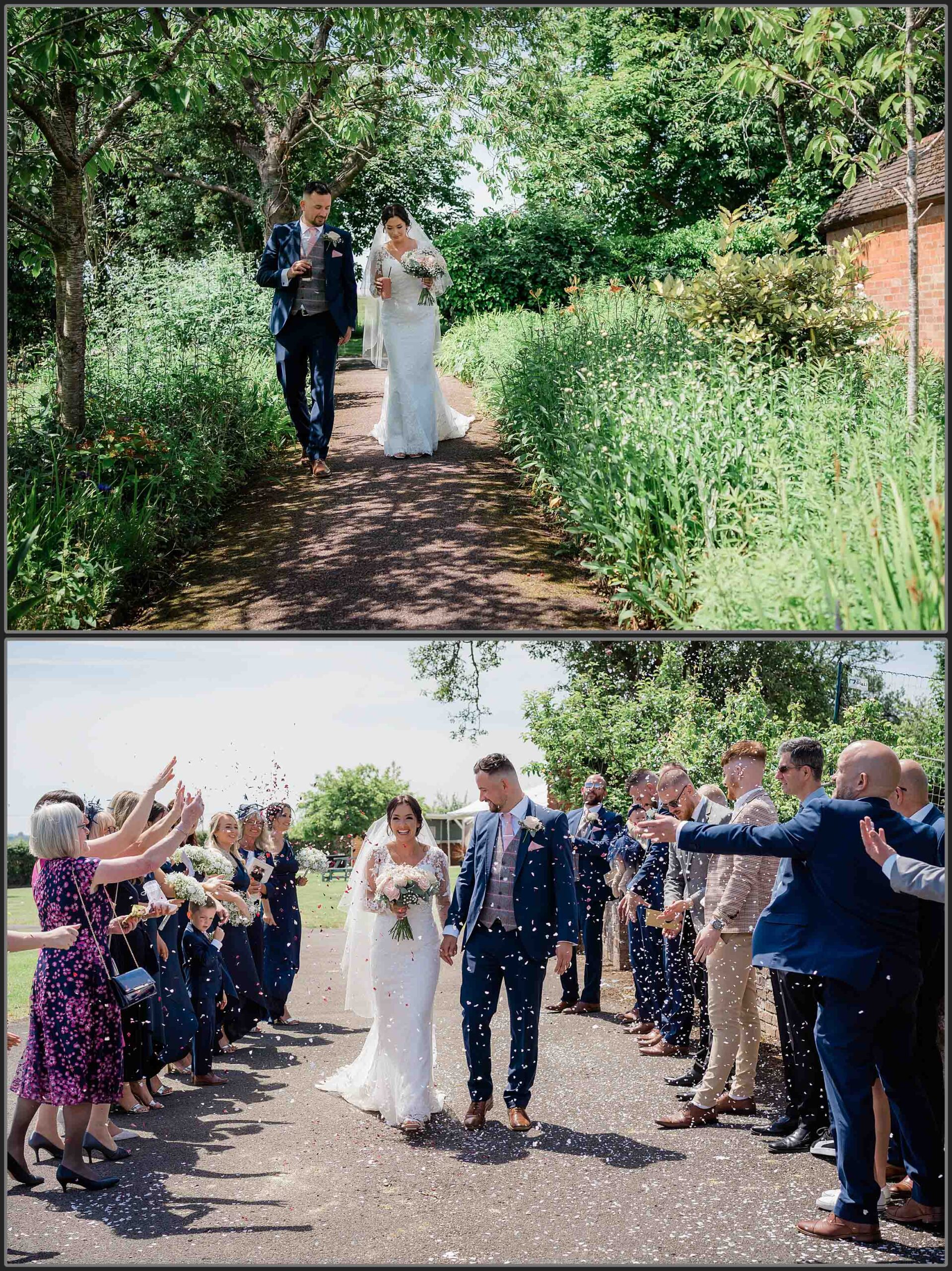 Wedding confetti photo