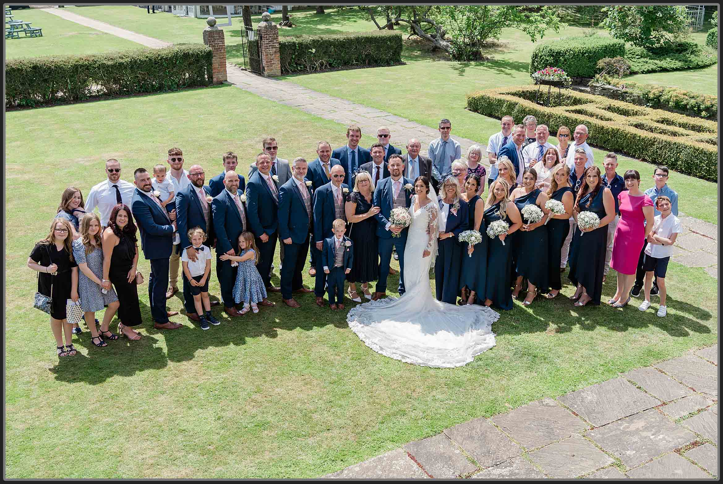 Wedding group photo