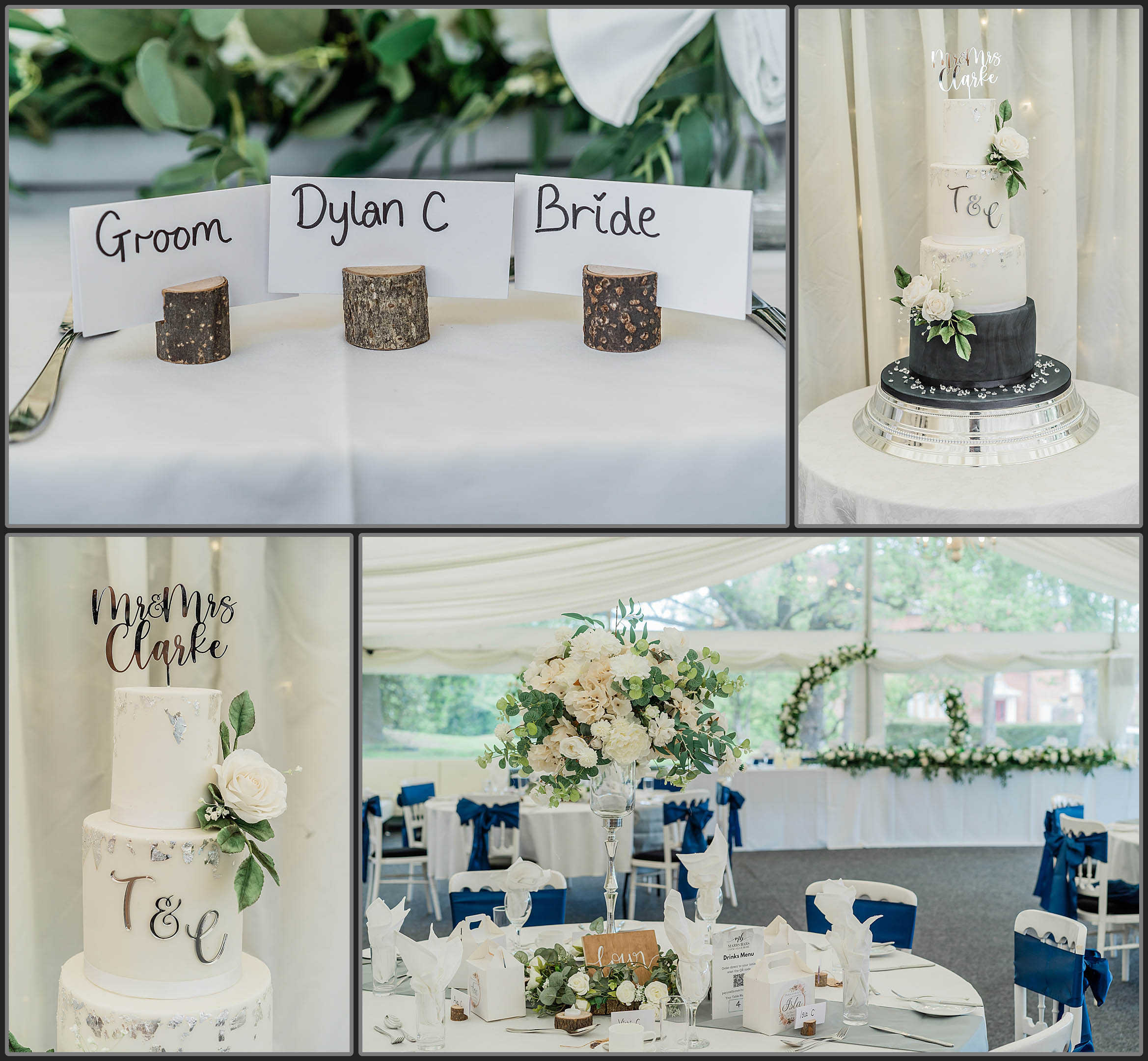 Bordesley Park wedding layout