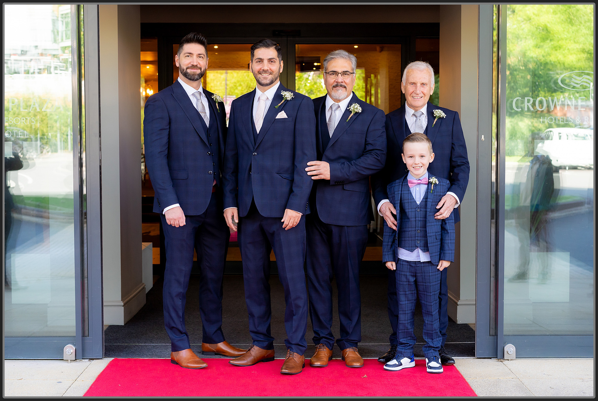 Groom and groomsmen