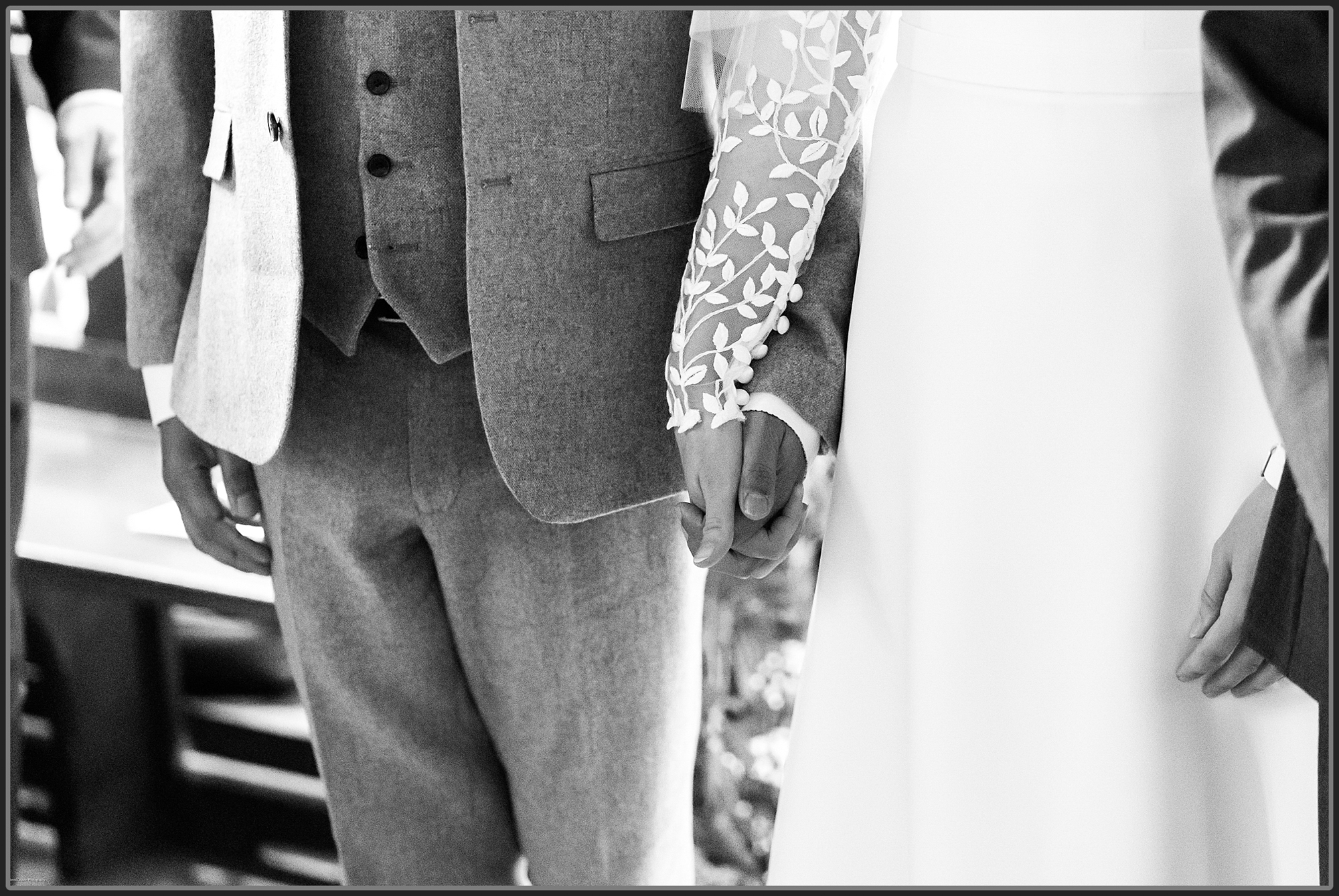 Close ups of the wedding ceremony at St Mary the Virgin Church