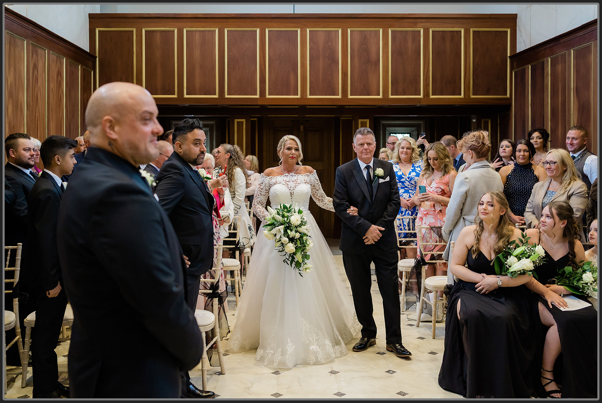 Walking down the aisle