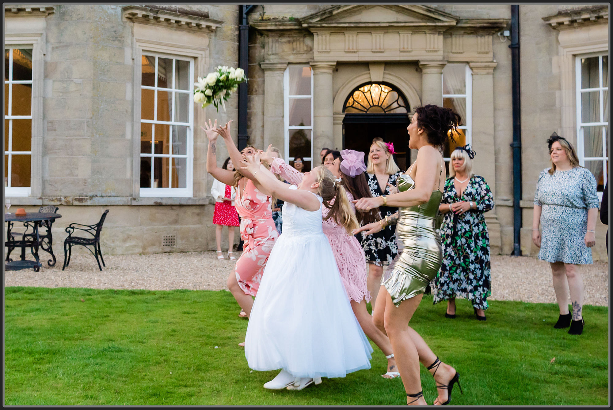 Catching the bouquet