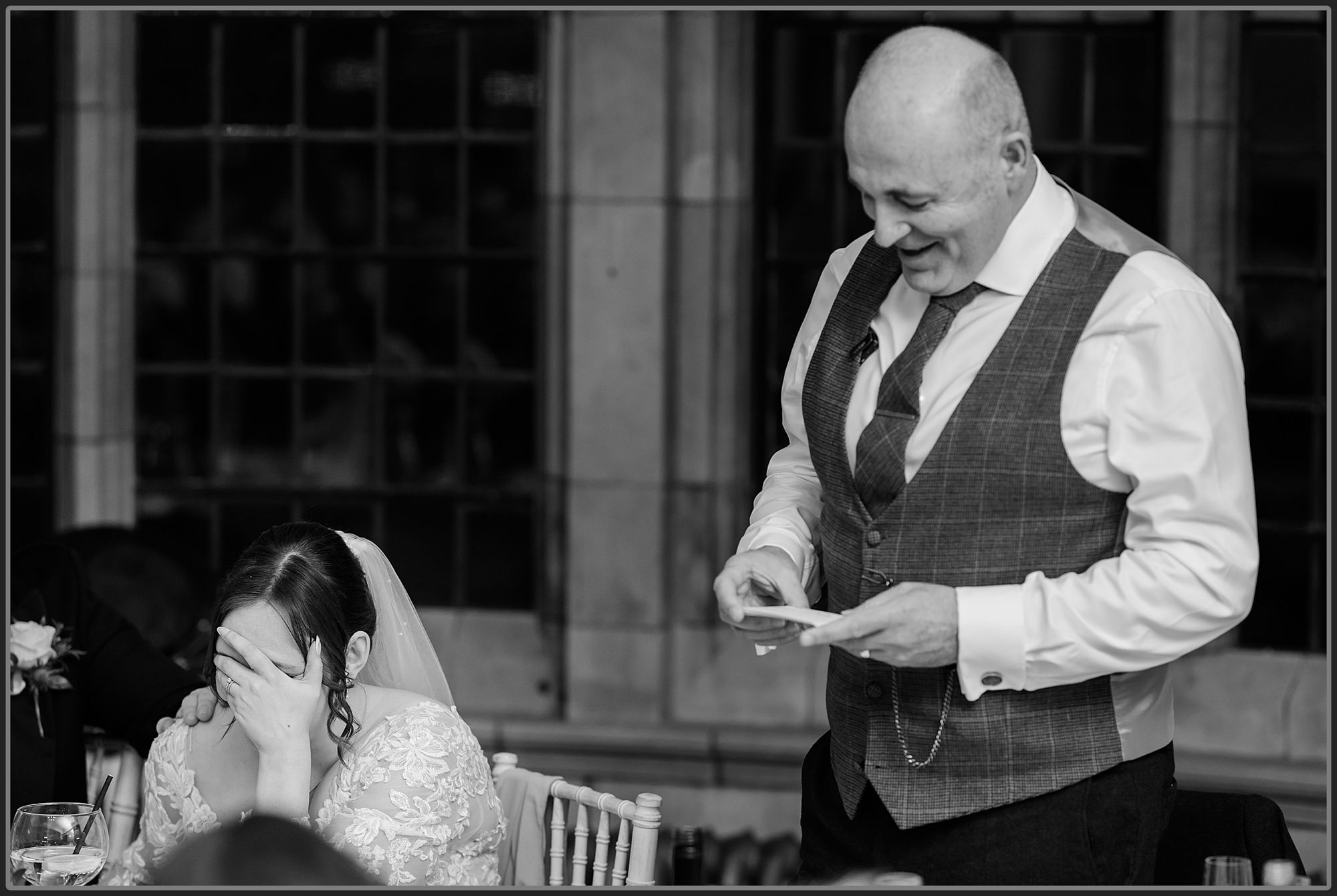 Wedding speeches at Moxhull Hall Hotel